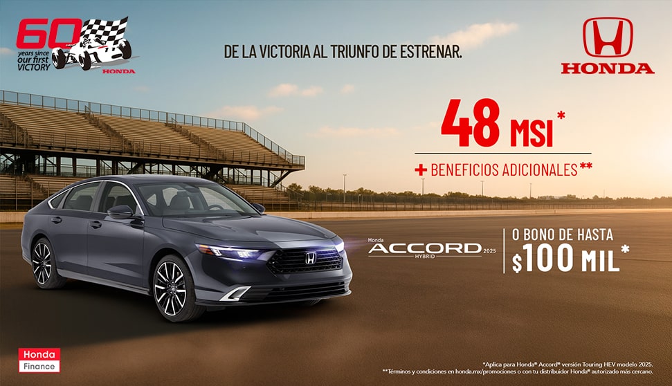 Promoción Honda Accord Híbrido