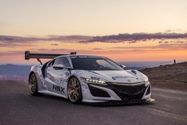 The 2017 Acura NSX competing in the Time Attack 1.